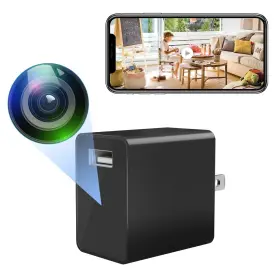 Inspire-market 786296650999 Mini 1080p Camera Charger - Wireless Wifi Tiny Usb 140