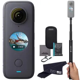 5.7k30 Insta360 745860379513 One X2 360 Camera With Touchscreen - Video Front Steady Cam Mode