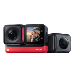 Insta360 842126102813 One Rs Twin Edition - Waterproof 4k 60fps Action Camera And 5.7k 360 Wit