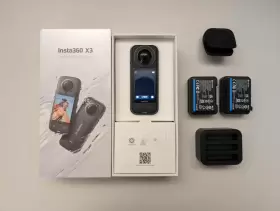 Insta360 842126103742 Mint X3 360 Action Camera With Extra Batteries Charger Others
