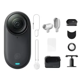 Insta360 842126108792 Go 3s - 128 Gb Action Bundle Black 4k Tiny Portable Vlogging Camera Hands-fr