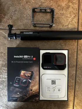 Acepro242 Insta360 Insta 360 Ace Pro 2 Action Camera With Case Tripod And Batteries