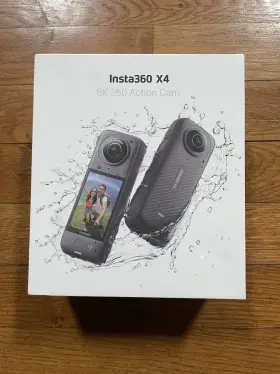 Instra360 Insta360 X4-alt2 X4 8k Action Camera Black Bundle Case Memory 512gb Extra 128gb