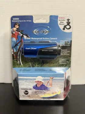 S3000 Ion 811233020594 Cool-icam Sport Cam Camera Waterproof Factory Sealed 2013