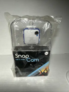 Ion 811233021607 Snap Cam Wearable Hd Video Camera Wifi And Bluetooth Ready Gray Blue New