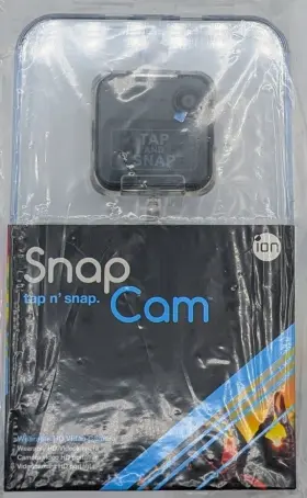Ion 897042191539 Snapcam Tap Nft Snap Wearable Hd Video Camera 2 Extra Bumperz Usb New Sealed