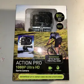 Itek 044902061400 New By Soundlogic Action Pro 1080p Ultra Hd Sports Camera Waterproof Black