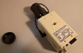 Mtv-63s80p Ivp 1/3 Inch Hi Reso Color Ccd Camera Ivp-720 Ntsc Ac24v Iris Control Dc Driver