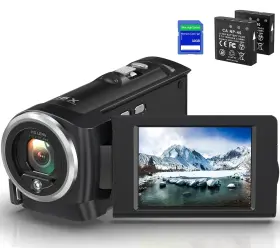 Dv101 Jauamap Video Camera Camcorder Qhd 2.7k 50mp 16x Digital For
