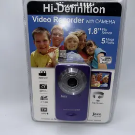 Camera-hdv155 Jazz 5mp 1.8 Inch Flip Hi-definition Video Recorder With Purple New