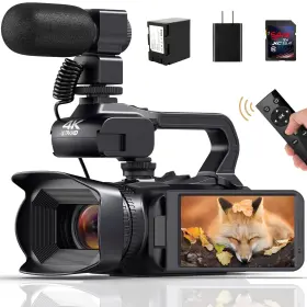 64mp Jioweather 612715658713 4k Video Camera Camcorder Hd 18x Digital Zoom Vlogging For Youtub