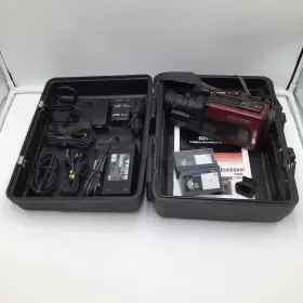 Gr-60u Jvc 6598 Videomovie Red Camcorder Vhsc With Charger/manual/case Parts/repair