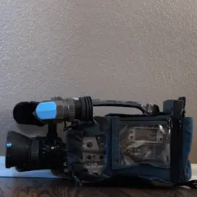 Cba-pmw500 Jvc Professional Camcorder Black Gray With Lens And Petrol Carrying Case