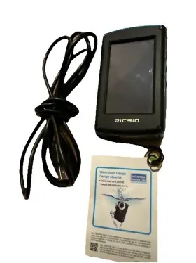 Gc-wp10au Jvc Picsio Video Camera Waterproof Full Hd 1920x1080 3 Inch Screen Tested