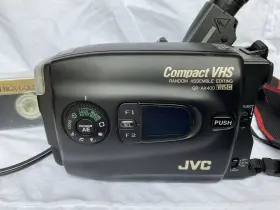 Gr-ax400u Jvc Gr-400u Vintage Compact Vhs Video Camera Videomovie Vhs-c Tested Extras #2
