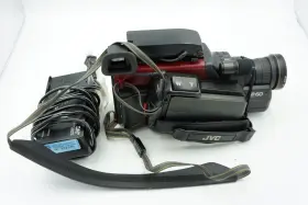 Gr-60 Jvc Video Movie Camcorder Red Vhs-c With Case Back To The Future #320 #3
