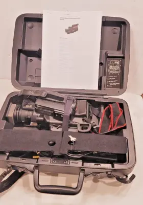 Gr-66u Jvc Videomovie 8x Zoom Video Camera Camcorder With Battery Cables Vhs Tape