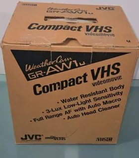 Gr-aw1u Jvc Gr-aw1 Compact Vhs Water Resistant Camcorder Opened Box Read Listing