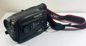 Gr-ax200u Jvc Compact Vhs Black 12x Hyper Optical Zoom Camcorder Untested