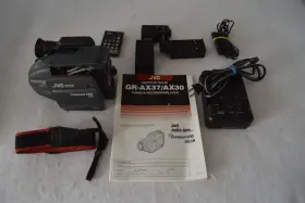 Gr-ax37 Jvc Video Movie Camcorder Gr-ax37/ax30 With Accessories And Case Clean For Parts #2