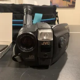 Gr-ax401u Jvc Gr-ax401 Vintage Compact Vhs Video Camera Videomovie Vhs-c Tested Working #3
