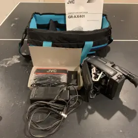 Gr-ax401u Jvc Gr-ax401 Vintage Compact Vhs Video Camera Videomovie Vhs-c Tested Working