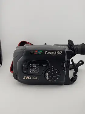 Gr-ax420u Jvc Vhs-c Video Compact Vhs Camcorder Bundle Tested Works #2