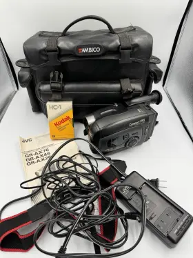 Gr-ax42ou Jvc 18x Hyper Zoom Quick Response Af Compact Vhs Program Manager W Bag