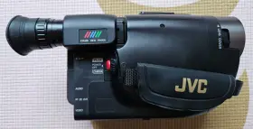 Gr-ax47u Jvc Compact Vhs Camcorder Battery Charger Cassette Bag Tested #3