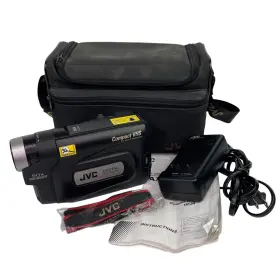 Gr-ax640u Jvc Vhs-c Analog Black Compact Camcorder - Tested Working