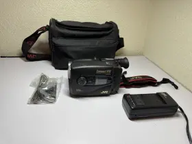 Gr-ax650u Jvc Compact Vhs Video Camcorder Charger Adapter Bag Cords Cassett #2