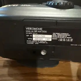 Gr-ax720 Jvc Compact Vhs C Video Camcorder 18x Hyper Zoom Charger Remote Works #3
