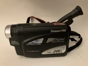 Gr-ax750 Jvc Compact Vhs Camcorder Gr Ax750 W Case Charger 2 Tape Batteries Clean Works #3