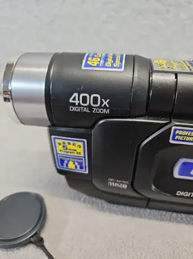 Gr-ax760 Jvc Compact Vhs 400x Zoom Camcorder B12 #2