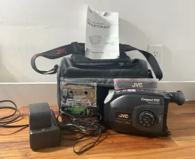 Gr-ax77 Jvc Compact Vhs-c Camcorder Tested And Fully Working