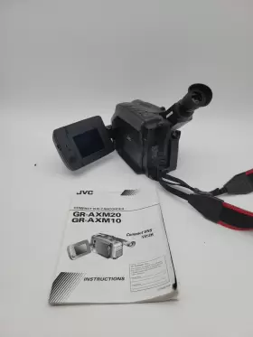 Gr-axm17u Jvc Vhs-c Video Camera 18x Zoom Camcorder With Manual For Parts