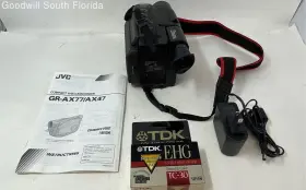 Gr-axm20u Jvc Vhs 18x Optical Video Camera Compact With Cassette Needs Battery #2