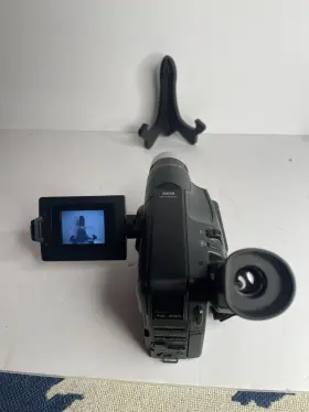 Gr-axm220u Jvc Compact Vhs Camcorder Handheld Camera Vhs-c Vhsc Bundle Tested #2