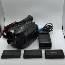 Gr-axm25 Jvc Camcorder With 3-batteries And Charger