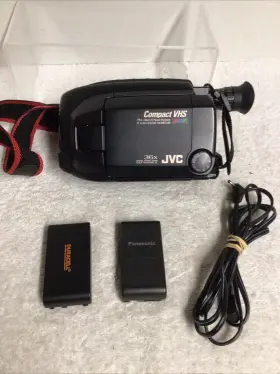 Gr-axm25u Jvc Compact Vhs Camcorder 36x Digital Zoom With Bag Straps And Batteries #2