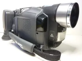 Gr-axm341 Jvc Vhsc Video Camcorder Bundle With Power Supply And A/v Cables Mint #3