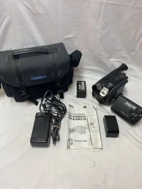 Cameragr-axm670 Jvc Gr-axm670 Vintage 1998 Video Camcorder Bundle Tested Works