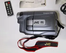 Gr-axm710u Jvc Gr-axm710 Compact Vhs Vhsc Vhs-c Camcorder Remote Case Vcr No Battery