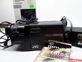 Gr-c11 Jvc Video Movie Camera Lot Case Unopened Videos Adapter Tested And #2