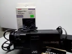 Gr-c11 Jvc Video Movie Camera Lot Case Unopened Videos Adapter Tested And #3