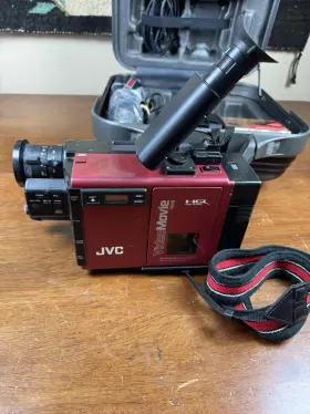 Gr-c7 Jvc Videomovie Camcorder Hq With Case Accessories Tapes Tested/read