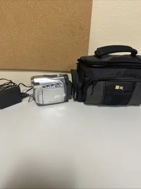 Gr-d244u Jvc Silver Digital Minidv Camcorder 22x Optical Zoom Tested Works