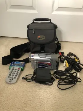 Gr-d70u Jvc 700x Digital Video Camera Camcorder Tested With Remote Case And Extras