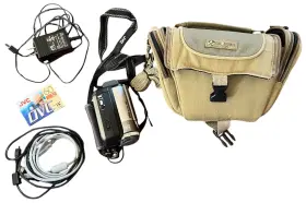 Gr-d850 Jvc Camcorder And Accesories - Black/silver Tested Working