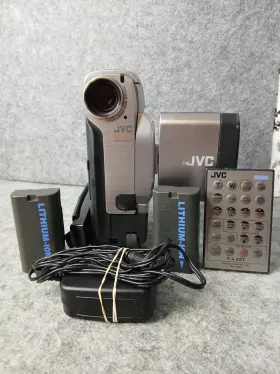 Gr-dvm1u Jvc Minidv Camcorder Parts Only Bundle Batteries Charger Remote